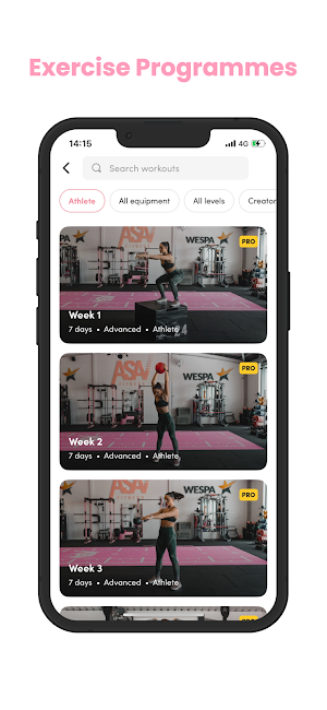 ASAV FITNESS Screenshot 1
