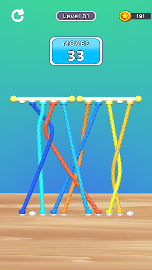 Color Rope Sort! Screenshot 1