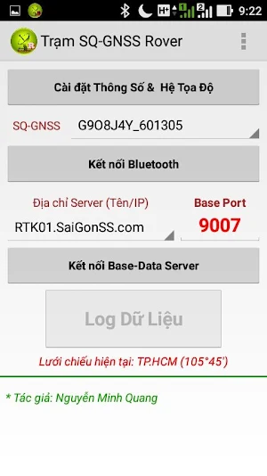 Trạm SQ-GNSS Rover Station Screenshot 1