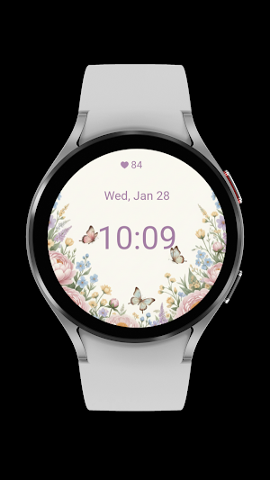 Soft Floral Time Screenshot 2
