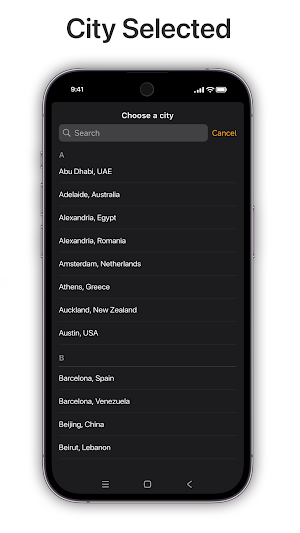 Simple Alarm World Clock Screenshot 2