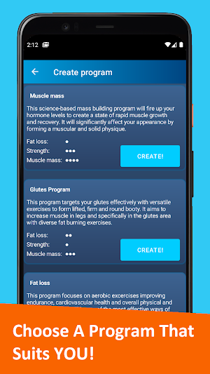 FitPlanner: Workouts & Weights Screenshot 0