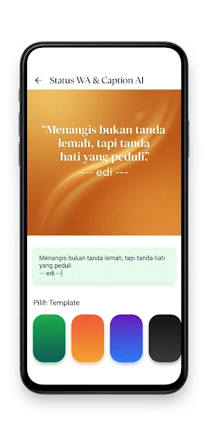Status WA & Caption AI Screenshot 2