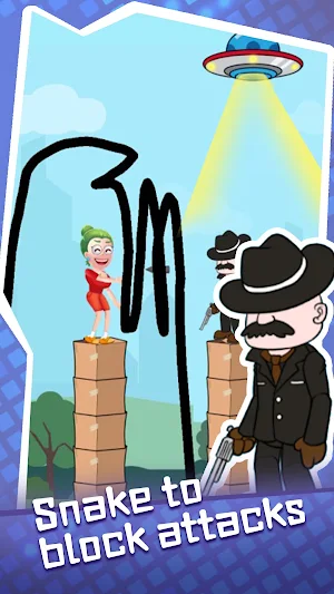 Draw to protect her screenshot 1
