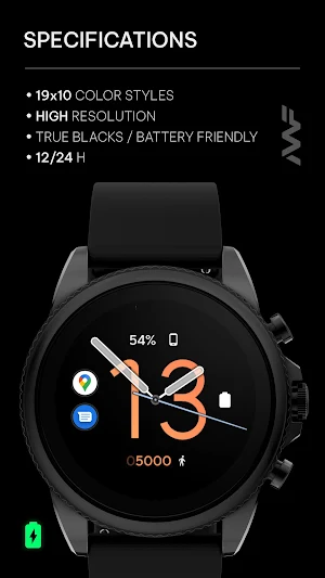 Awf Anjuna - watch face Screenshot 1
