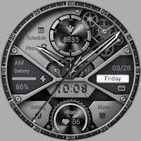 ZKin WatchFace White Machinery