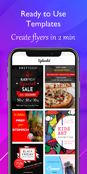 Poster Maker Flyer Maker 2020 free Ads Page Design Screenshot 2