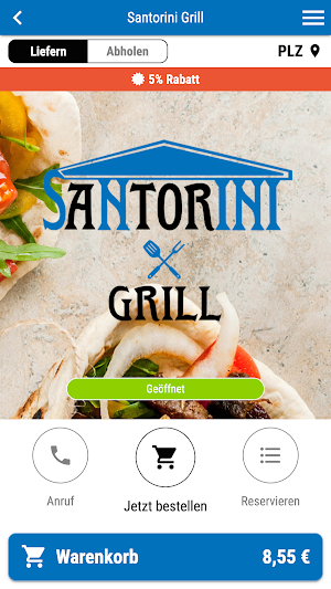 Santorini Grill Screenshot 0