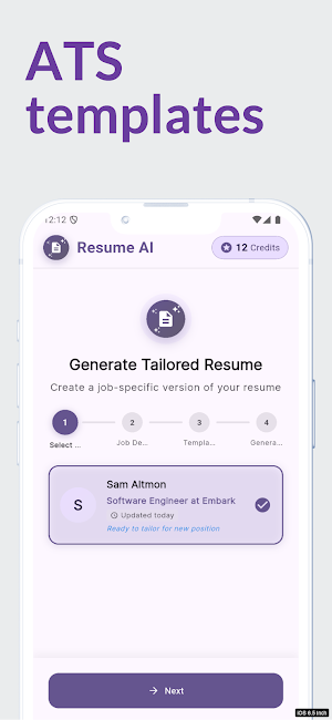ATS Checker AI Resume Builder Screenshot 3