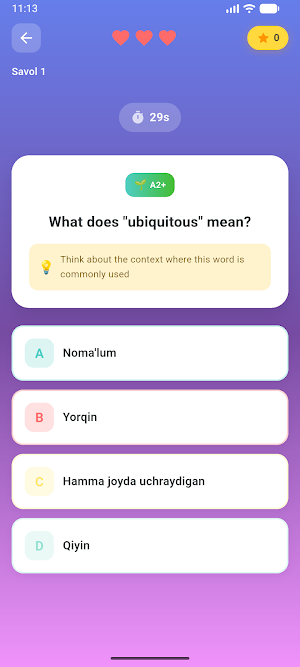 M-English App Screenshot 2