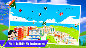 India Vs Pakistan Kite Fly 3D Screenshot 1