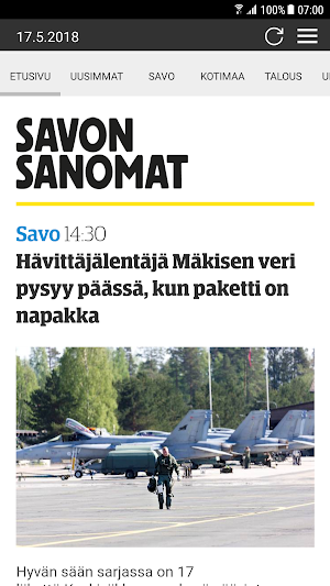 Savon Sanomat Screenshot 0