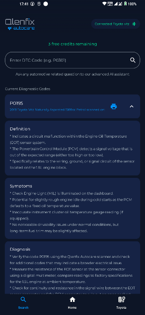 AI OBD2 Car Scan & Fix:Qlenfix Screenshot 2