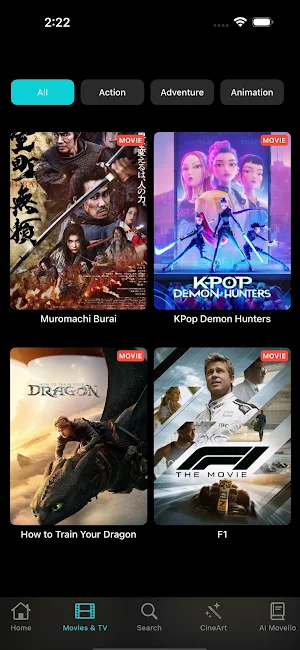 HuraGo Movies and TV Shows Screenshot 2