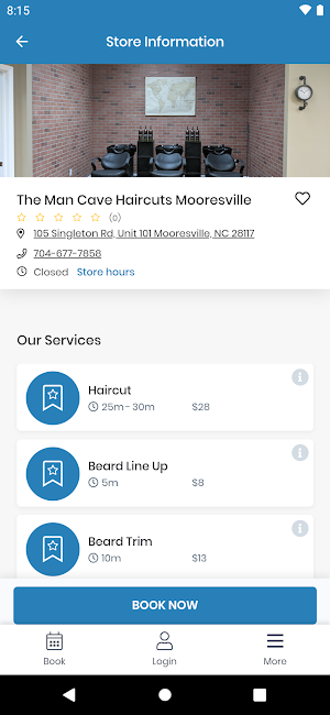 The Man Cave Haircuts Screenshot 2
