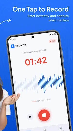 RecordIt: AI Voice Recorder Screenshot 1