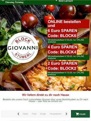 Pizzeria Giovanni Lannach Screenshot 3