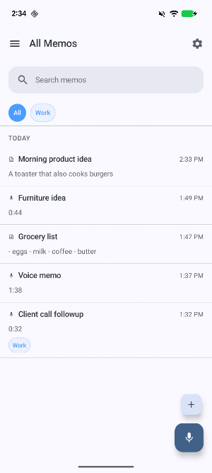 PlainMemos: Quick Notes Screenshot 2