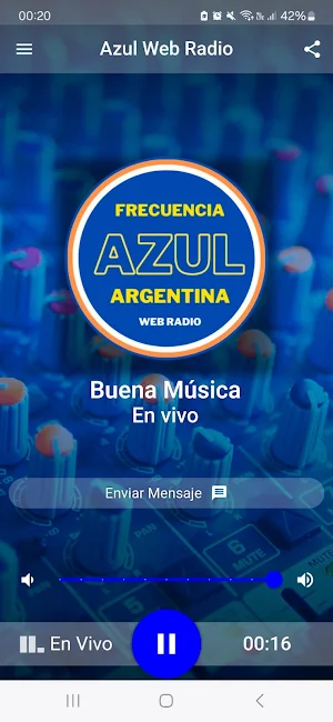 Frecuencia Azul Web Radio Screenshot 0
