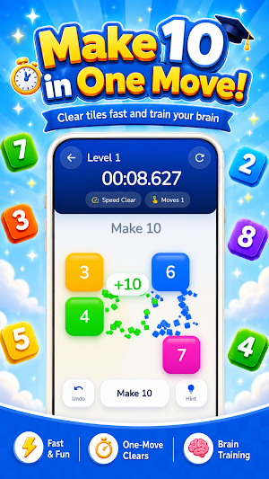 Make Ten Academy: Math Puzzle Screenshot 1