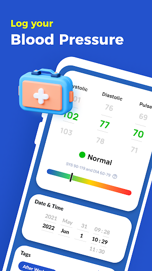 Blood Pressure Tracker Screenshot 0