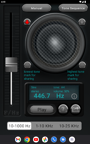 Tone Generator Screenshot 3
