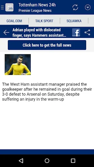 24h News for Tottenham Screenshot 2