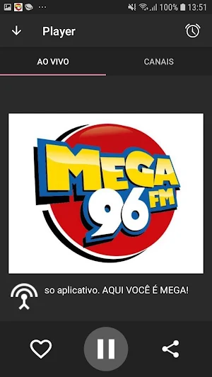 Mega 96 FM Screenshot 1