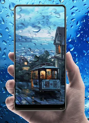 Rain live wallpaper Screenshot 0