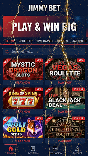 JIMMYBET Screenshot 1