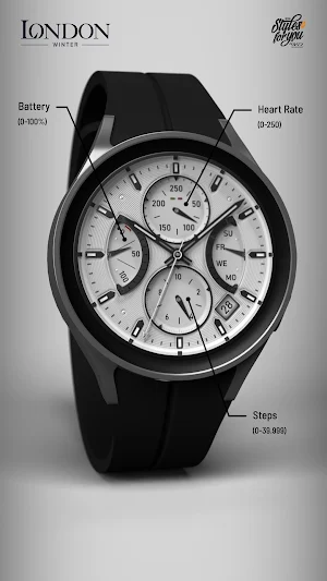 S4U London Winter - Watch face Screenshot 2