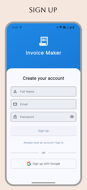 Invoice Maker Go Screenshot 1