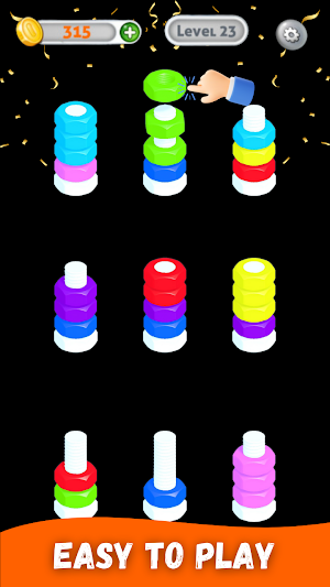 Nuts & Bolts Chaos Sort Color Screenshot 0