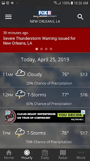 FOX 8 Weather Screenshot 1