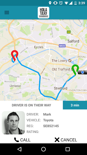 Hola Taxi Screenshot 2