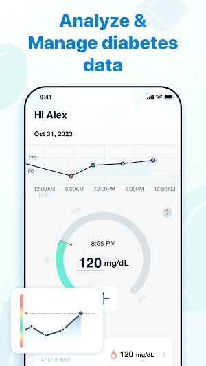 GlucoseEase Blood Sugar App Screenshot 0