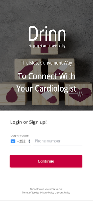 Drinn Patient App Screenshot 1