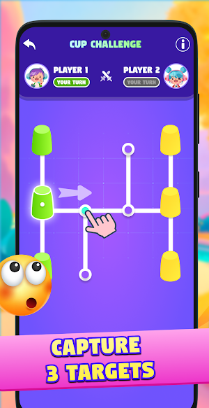 Cup Path: Move Cup Challenge Screenshot 1