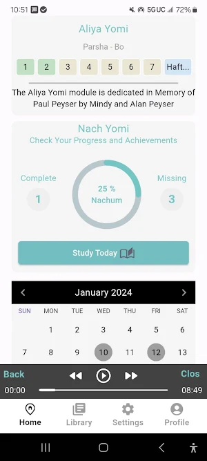 Tanach Yomi – Torah & Nach Screenshot 2