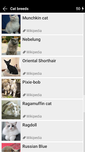 Cat breeds - Photo Quiz Screenshot 2