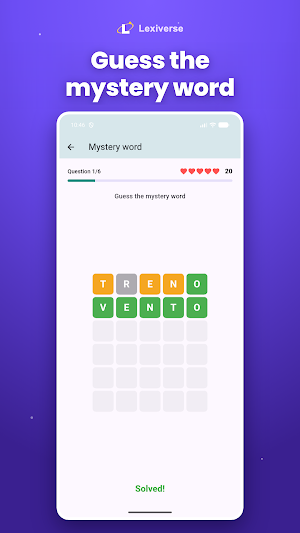 Lexiverse: Word Games Screenshot 2