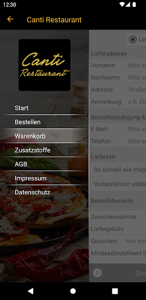 Canti Restaurant Screenshot 2