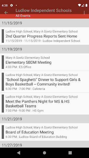 Ludlow Independent Schools Screenshot 3