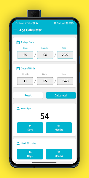 Age Calculater Screenshot 0