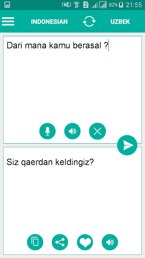 Uzbek Indonesian Translator Screenshot 1