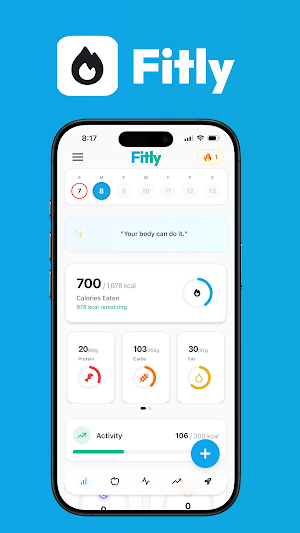 Fitly: AI Calorie Tracker Screenshot 0