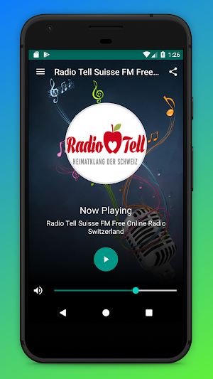Radio Tell App Schweiz Online Screenshot 0