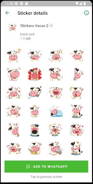 Stickers de Vacas Screenshot 2