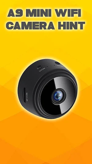 A9 Mini WiFi Camera Hint Screenshot 1