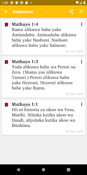 Biblia TKU Screenshot 2